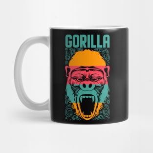 Retro Gorilla Savage Mug